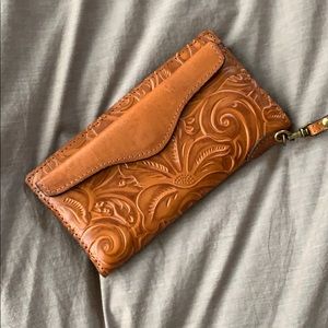 Patricia Nash tooled leather wallet